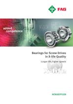 Bearings for Screw Drives in X-life Quality - 1