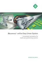 Bearinx®-online Easy Linear System Convenient calculation for multi-axis positioning systems - 1