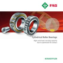 Cylindrical Roller Bearings - High axial load carrying capacity due to optimized rib contact - 1