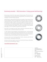 FAG Generation C deep groove ball bearings - 5