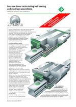 Four-row linear recirculating ball bearing and guideway assemblies (MAI 91) - 1