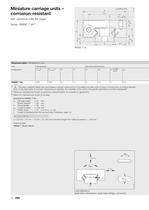 Miniature carriage units - corrosion-resistant - with cylindrical roller flat cages (MAI 77) - 12