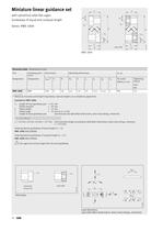 Miniature linear guidance set with cylindrical roller flat cages (MAI 79) - 14