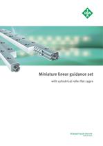 Miniature linear guidance set with cylindrical roller flat cages (MAI 79) - 1