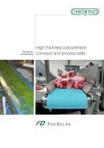 Food - High thickness Polyurethane Food Duty Conveyor belts - 1