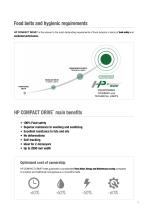 Food - Homogeneous and drive belts HP Compact - 3