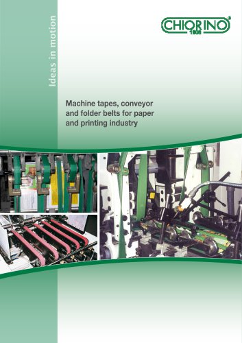 Paper & Printing - Conveyor, folder and feeder belts