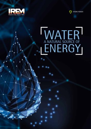WATER A NATURAL SOURCE OF ENERGY