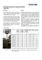 Internal Damped Capacitive Impulse Voltage Divider - 1