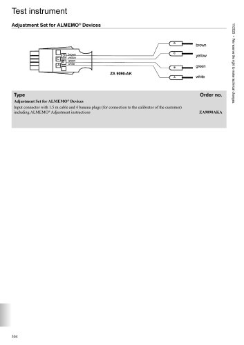 Adjustment cable