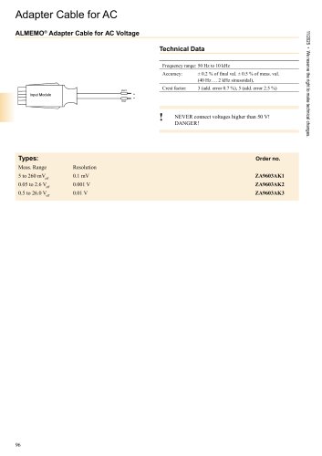 ALMEMO® Connector for AC 