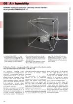Calibrating climatic chambers -1