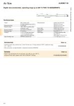 Digital vane anemometers for special applications -3