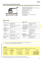 Flow sensors for liquids in stainless steel FVA 645-GVxQT5-1