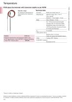 Glass thermometer 