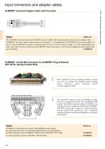 Input connectors and adapter cables -2