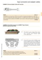 Input connectors and adapter cables-2