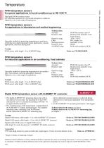 Pt100 temperature sensors for special applications -1