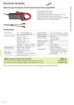 Split-Core Type Transformer for DC Current