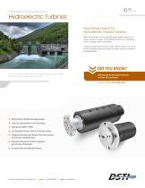 DSTI Sell Sheet - Hydroelectric Kaplan Turbines - 1