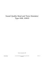 Sound Quality Head and Torso Simulator Type 4100 & 4100 D - 2