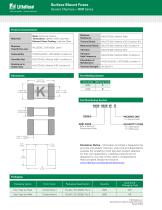 400M Series - 0603 Low Resistance Fast Acting Fuse - 3