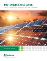 How to Calculate Fuse Sizes for Photovoltaic Installations - 1