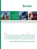 Littelfuse Automotive Transportation and Commercial Vehicle Products Catalog - 1