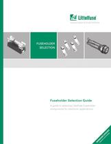 Littelfuse Electronic Fuseholder Product Selection Guide - 1