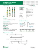 Littelfuse Fuse Solar SPXV Datasheet - 1