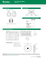 Littelfuse Gas Discharge Tube Product Catalog - 12