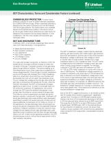 Littelfuse Gas Discharge Tube Product Catalog - 5