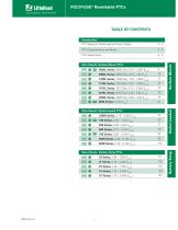 Littelfuse POLYFUSE® Positive Temperature Coefficient (PTC) Thermistor Product Catalog - 5