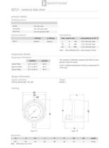 BDT21 - Phenolic solid front pressure gauge-2