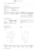 BDT22 - All stainless steel slim bezel pressure gauge-2