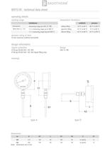 BDTG18 - Stainless steel gasfilled thermometer-2