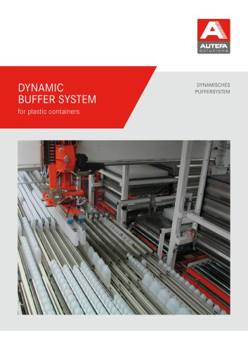 Autefa Solutions Dynamic Buffer System for plastic containers