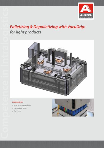 PALLETIZIND AND DEPALLETIZING WITH VACUGRIP
