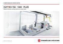 CUTTEX 750 · 1300 · PLUS Bilateral ultrasonic cutting machine for tubular fabric - 1