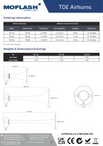 Datasheet - Air Horn TDE-2