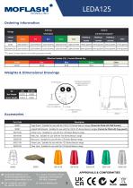 Datasheet - Sounder/Beacon LEDA125-2