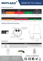 Datasheet - Sounder/Beacon LEDA125 Tricolour-2