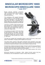 BINOCULAR MICROSCOPE 1000X-1
