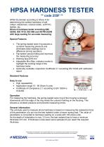 HPSA HARDNESS TESTER-1