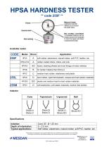 HPSA HARDNESS TESTER-2