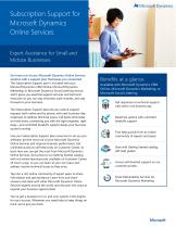 Subscription Support for Microsoft Dynamics Online Services - 1