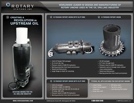 Rotating Unions for the Oil Drilling Industry-1