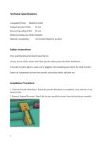 User Manual Reducer Area Kit Metalone-3