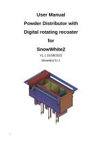 User Manual Roller Powder Distributor-1