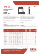 PFC - Hydraulic workshop press - Monolithic frame - 2